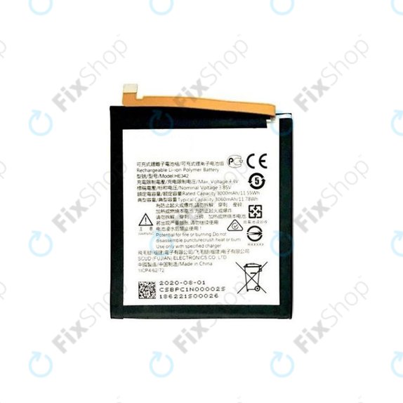 Μπαταρία για Nokia 7.1, 5.1 Plus, 6.1 Plus (Nokia X6), HE342, 3000mAh