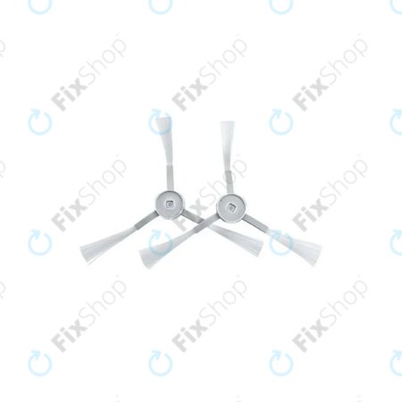 Πλαϊνή Βούρτσα (2τμχ) για Xiaomi Mi Robot Vacuum Mop Essential (Mijia G1) | Λευκό | White