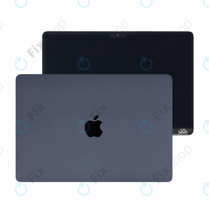 Οθόνη LCD για MacBook Air 15", A3114 (2024), με μπροστινό γυαλί και κάλυμμα, Midnight, 661-40262, Genuine Apple