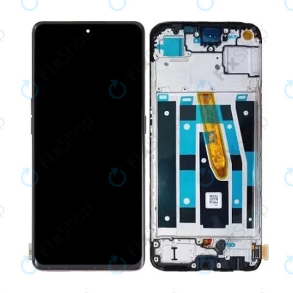 Συγκρότημα οθόνης για Oppo Reno 8 T, Black Starlight