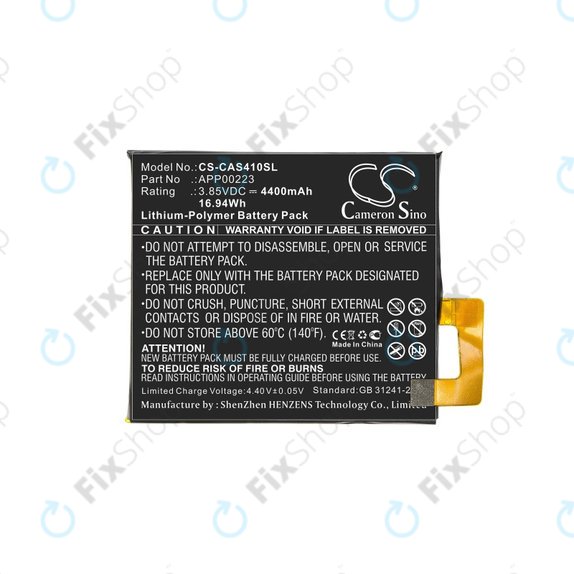 Μπαταρία για Caterpillar CAT S41, 4400mAh, Li-Pol, 3.85 V, APP00223, HQ