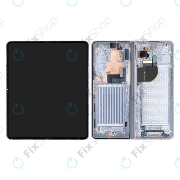 Συγκρότημα οθόνης για Samsung Z Fold 5, F946B, Icyblue, Genuine Service Pack