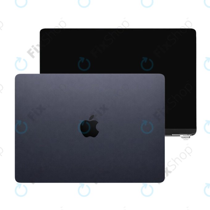Οθόνη LCD για MacBook Air 13", A3113 (2024), με μπροστινό γυαλί και κάλυμμα, Midnight, 661-40281, Genuine Apple