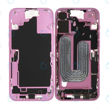 Μεσαίο πλαίσιο με μπαταρία για iPhone 16 Plus | Pink | ZD076-00686 | Genuine Apple