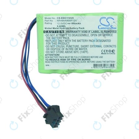 Μπαταρία για Ecovacs Deebot CR-series, NR49AA800P12V, 12.0V, 800mAh, HQ