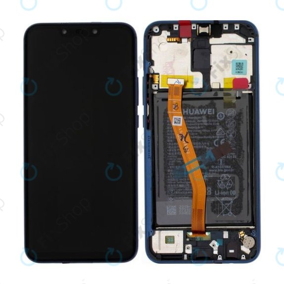 Συγκρότημα οθόνης με μπαταρία για Huawei Mate 20 Lite, 02352DKM, 02352GTT, Sapphire Blue, Service Pack