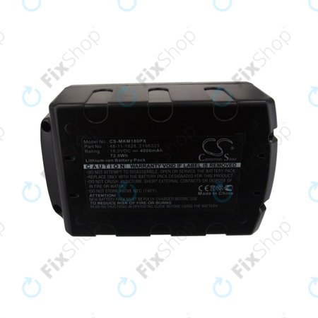 Battery για Milwaukee 2600-series | 2700-series | AG-125 | C18 | HD18 | M12 | M18 | YTB313 | 18V | 4000mAh | HQ