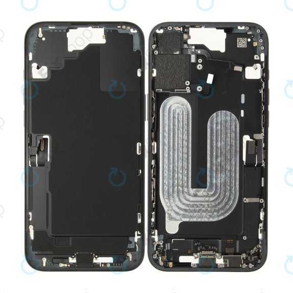Μεσαίο πλαίσιο με μπαταρία για iPhone 16 Plus | Black | ZD076-00684 | Genuine Apple