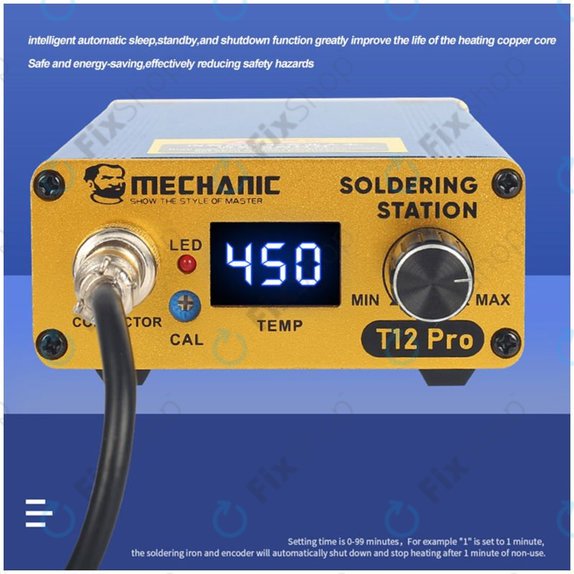 Ψηφιακός Σταθμός Συγκόλλησης (Blue) για Mechanic T12 Pro