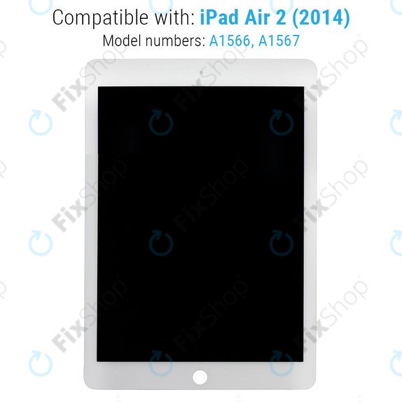 Οθόνη με οθόνη αφής για iPad Air 2, Λευκό, White, Refurbished