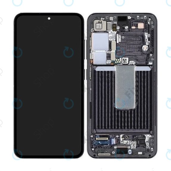 Συγκρότημα οθόνης για Samsung S23, S911B, Phantom Black