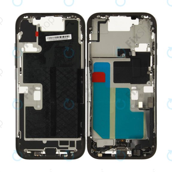 Μεσαίο πλαίσιο με μπαταρία για iPhone 16 Pro | Black Titanium | ZD076-00689 | Genuine Apple