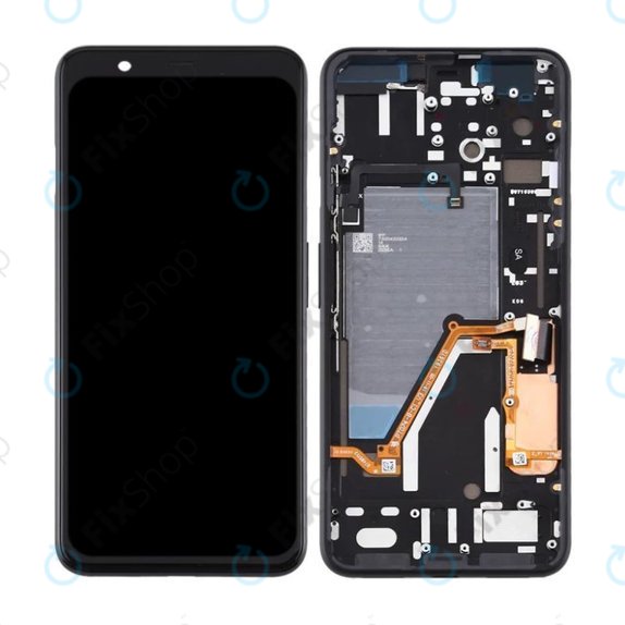 Συγκρότημα οθόνης για Google Pixel 4 XL, Just Black, OLED