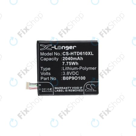 Μπαταρία για HTC Desire 610 A3, B0P9O100, 2040mAh, HQ