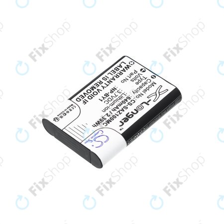 Μπαταρία για Sony HDR-AZ1, 640mAh, Li-Ion, 3.7V, NP-BY1, HQ