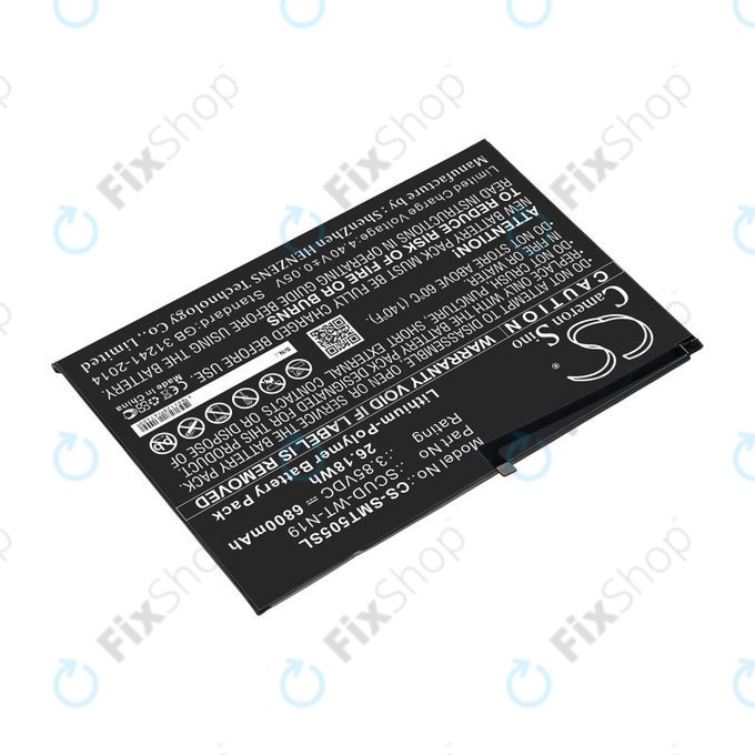 Μπαταρία για Samsung Galaxy Tab A7, 6800mAh, Li-Pol, 3.85V, SCUD-WT-N19, HQ