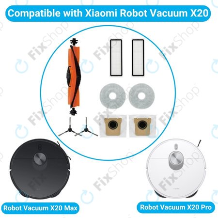Ολοκληρωμένο Σετ για Xiaomi Robot Vacuum X20 Max | X20 Pro