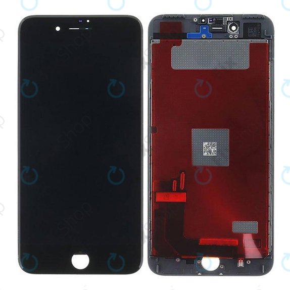Οθόνη για iPhone 7 Plus, Black, Αφής με πλαίσιο, Refurbished