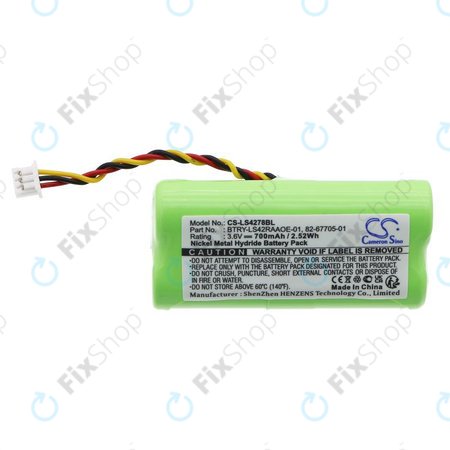 Μπαταρία για Symbol DS6878, LS4278, 700mAh, Ni-MH, 3.6V, BTRY-LS42RAAOE-01, HQ