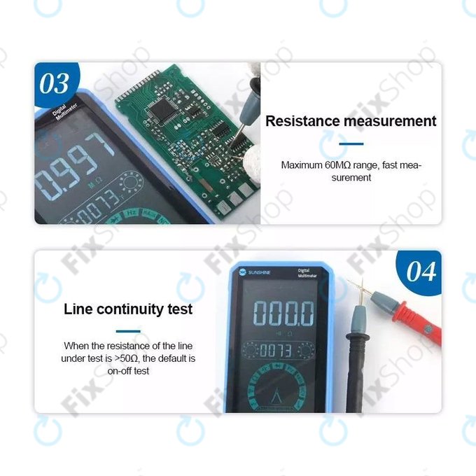 Πολύμετρο Αφής Sunshine DT-21N