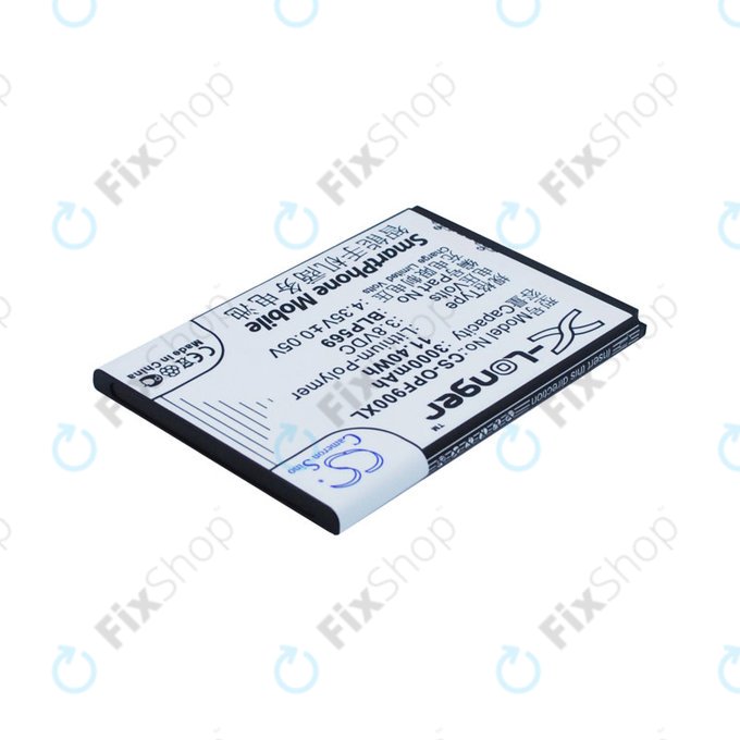 Μπαταρία για Oppo Find 7, 3000mAh, Li-Pol, 3.8 V, BLP569, HQ