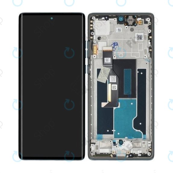 LCD Display Assembly για Motorola Edge 50 Fusion | 5D68C24633 | Forest Blue | Genuine Service Pack