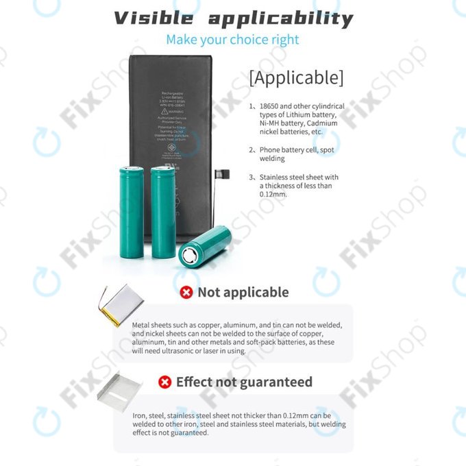 Σετ Μικροσυγκολλητή Σημείου για Επισκευή Flex Μπαταρίας (iPhone 11 - 12 Pro Max) για QianLi Macaron