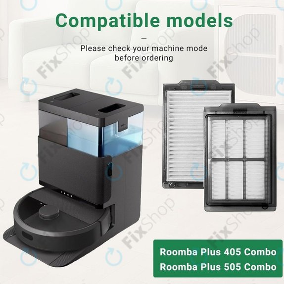Φίλτρο HEPA, 2 τεμ. για iRobot Roomba Plus 505, 507, 405, 4020