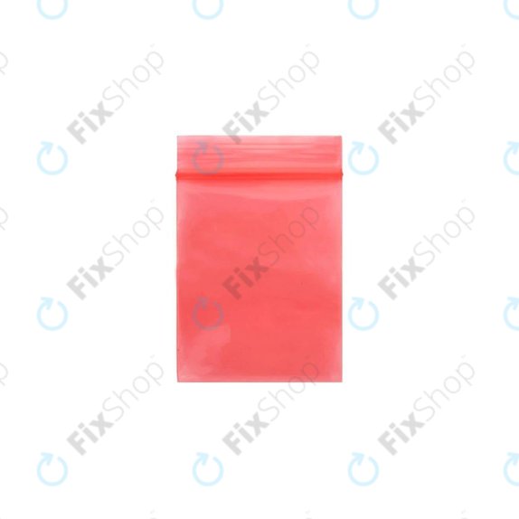 Αντιστατική Σακούλα ZIP Lock (Κόκκινο) - 7x11cm 100τμχ | Red