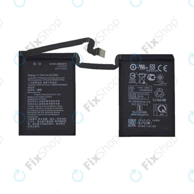 Μπαταρία για Asus ROG Phone 5, 5 Pro, 5s, 5s Pro, 5 Ultimate, C21P2001, 6000mAh