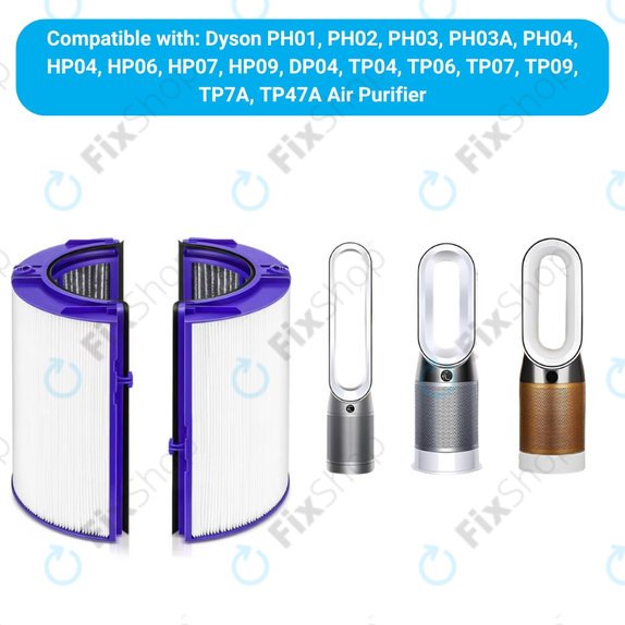 HEPA φίλτρο 2-σε-1 (Ενεργός άνθρακας) για Dyson Purifier-series, Purifier humidifier-series