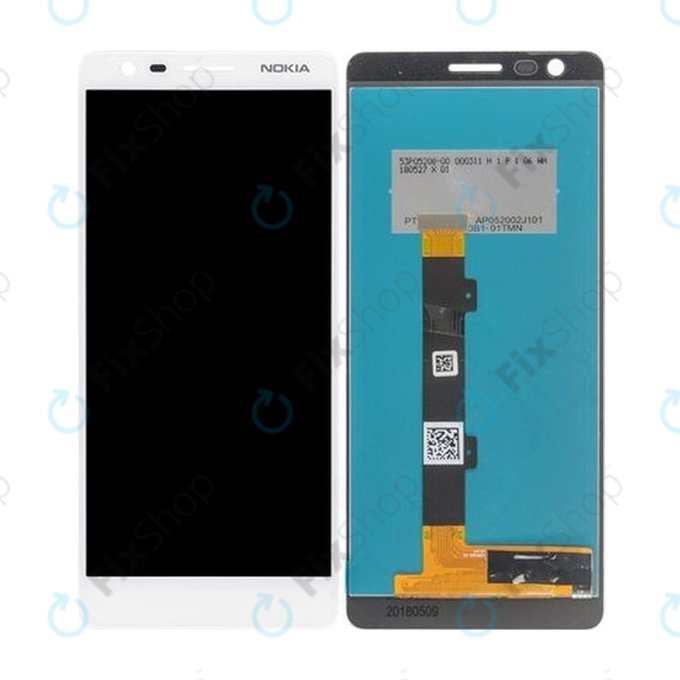 LCD Display με Touch Screen για Nokia 3.1 | Λευκό, White | Aftermarket