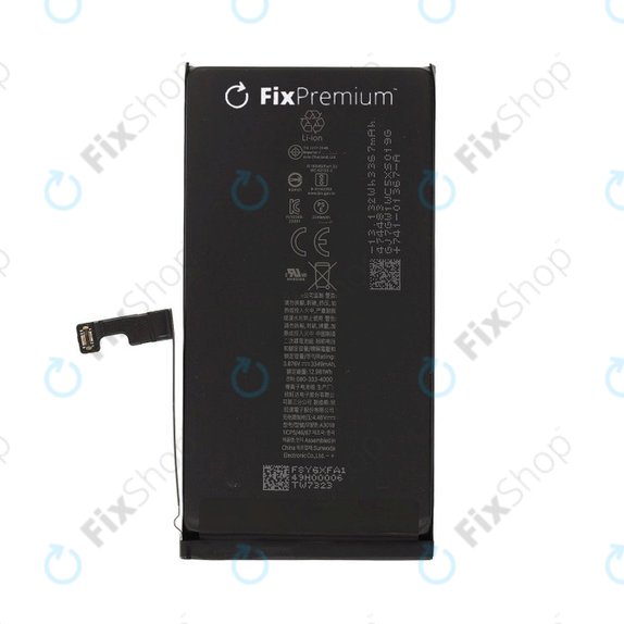 Μπαταρία για iPhone 15, 3349mAh, A3018, FixPremium