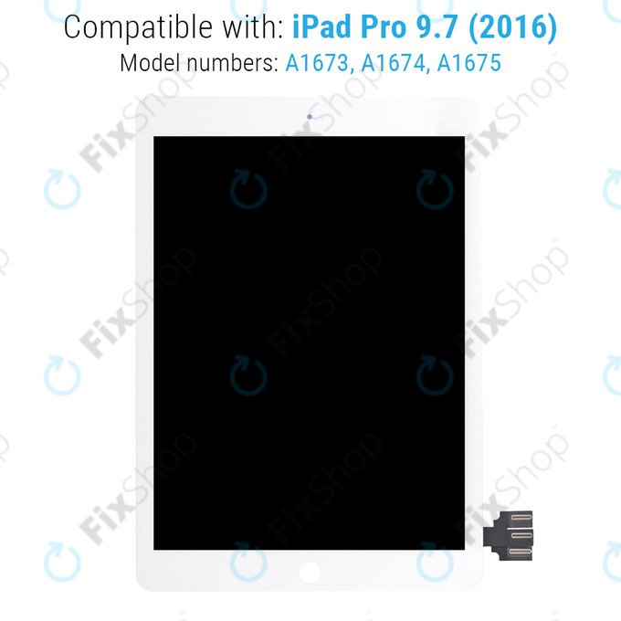 Οθόνη με οθόνη αφής για iPad Pro 9.7 (2016), Λευκό, White, Aftermarket