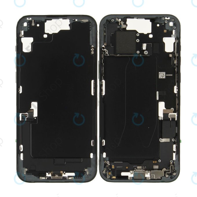 Μεσαίο πλαίσιο με μπαταρία για iPhone 15 Plus | Black | ZD076-00674 | Genuine Apple