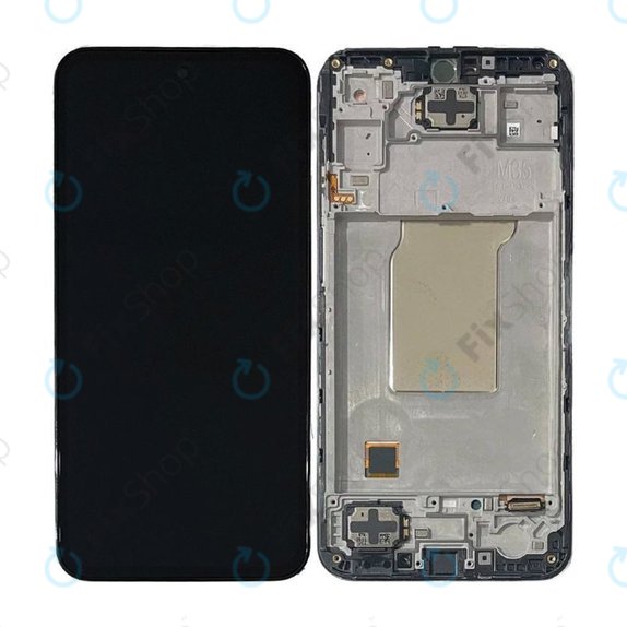 Συγκρότημα οθόνης για Samsung M35, M356B, Black, Service Pack