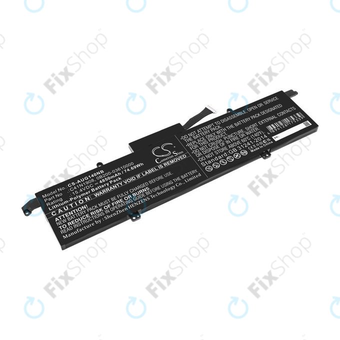 Μπαταρία για Asus ROG Zephyrus G14 Ga401, 4850mAh, Li-Pol, 15.4V, C41N1908, HQ
