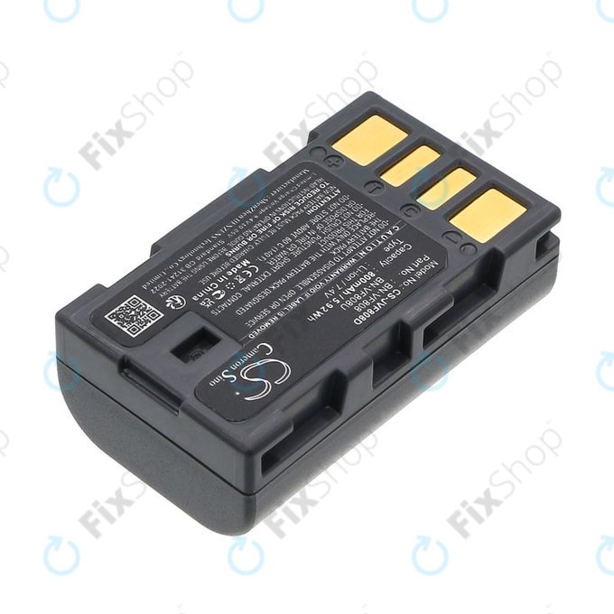 Μπαταρία για JVC Gr-D850ek, 800mAh, Li-Ion, 7.4V, BN-VF808, HQ