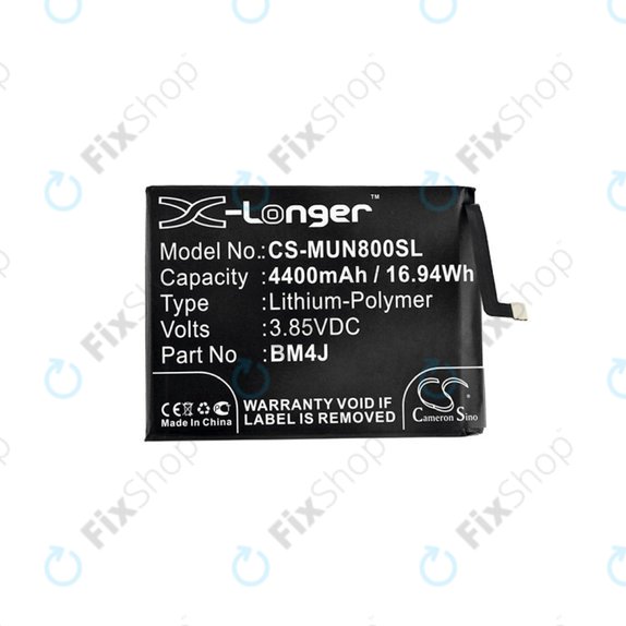 Μπαταρία για Xiaomi Redmi Note 8 Pro, 4400mAh, Li-Pol, 3.85 V, BM4J, HQ