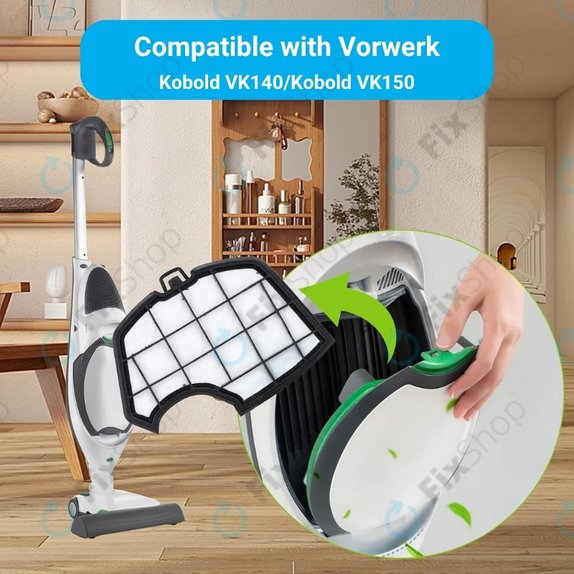 Φίλτρο Σκόνης FP140 για Vorwerk Kobold VK140 | VK150
