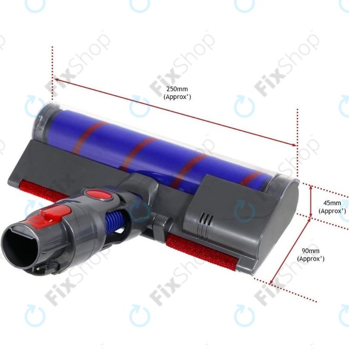 Κεφαλή Δαπέδου με Πράσινο Φως LED για Dyson V-series | Outsize | Πράσινο | Green Light