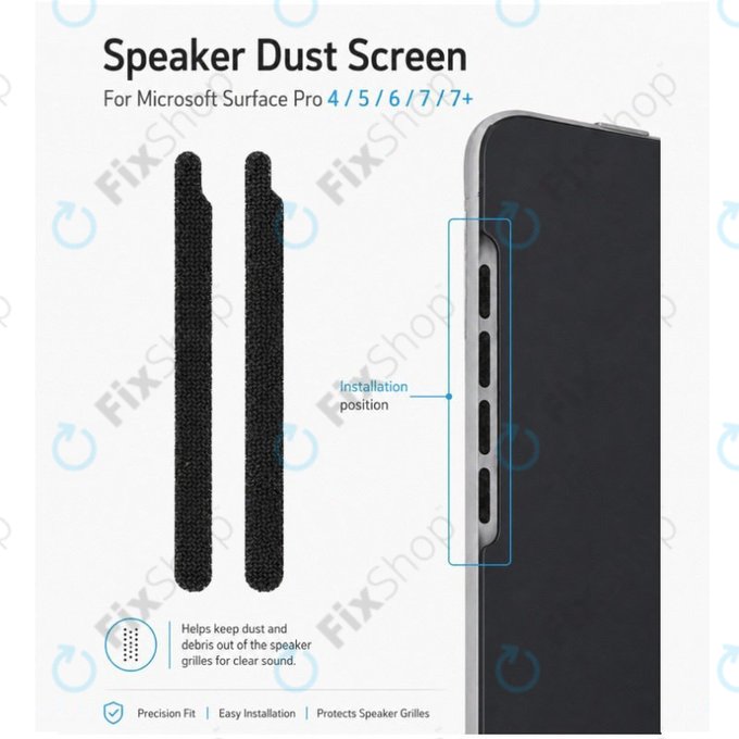 Πλέγμα προστασίας από σκόνη για ηχείο για Microsoft Surface Pro 4/5/6/7/7+