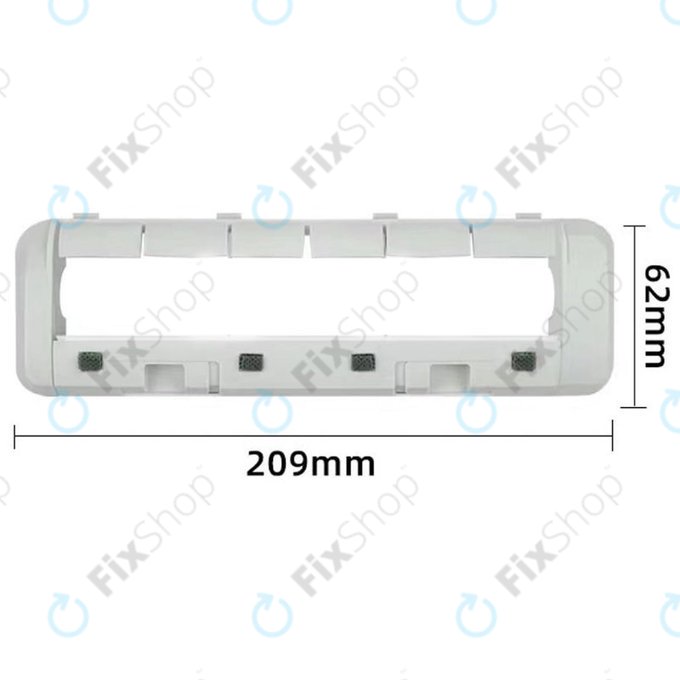 Κάλυμμα Κύριας Βούρτσας για Xiaomi Mi Robot Vacuum Mop X10+ | Dreame-series | λευκό | white