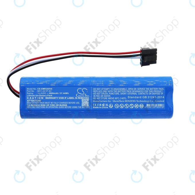 Μπαταρία για Xiaomi Mi Robot Vacuum Mop Pro (P), 2 (Mijia 2C), Viomi V2 Pro, Proscenic LDS M7, STYJ02YM, MH1-4S1P-SC, 14.4V, 2600mAh, HQ