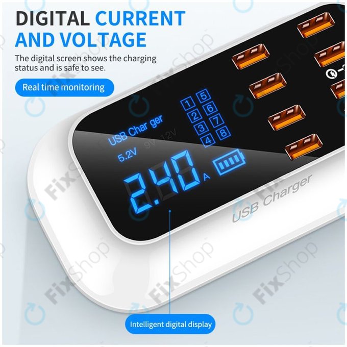 Σταθμός Φόρτισης USB με USB 3.0 & USB-C για Asometech Model E