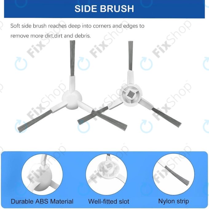 Πλαϊνή Βούρτσα για Xiaomi Dreame L10s Ultra | Pro Gen2 | Mova E30 Ultra