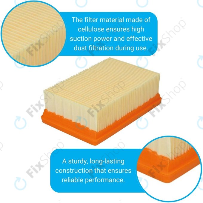 Επίπεδο Φίλτρο για Kärcher WD-series | MV-series | KWD-series