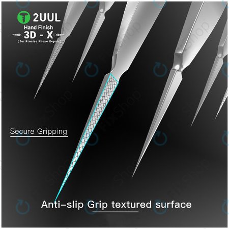 Πινέτα ακριβείας, 3D-X φινιρισμένη στο χέρι, 2UUL TW02