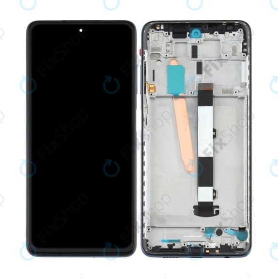 Συγκρότημα οθόνης για Xiaomi Poco X3 Pro, Μαύρο, Phantom Black, Aftermarket