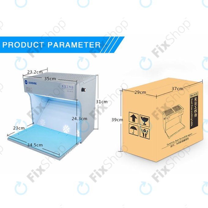 Εργαστήριο Χωρίς Σκόνη για Επισκευές Sunshine SS-917C
